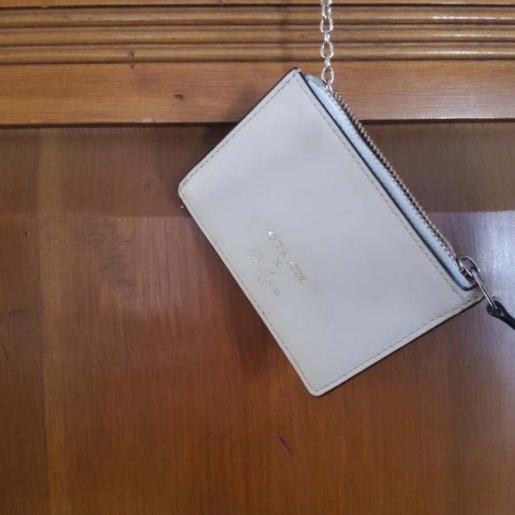 Authentic Coach X Selena Gomez Card/ID Holder with Keychain GUC - Picture 9 of 11